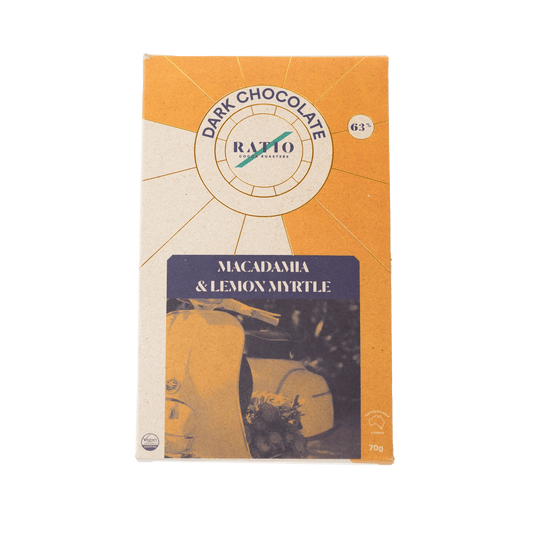 63% Dark Blend Macadamia & Lemon Myrtle