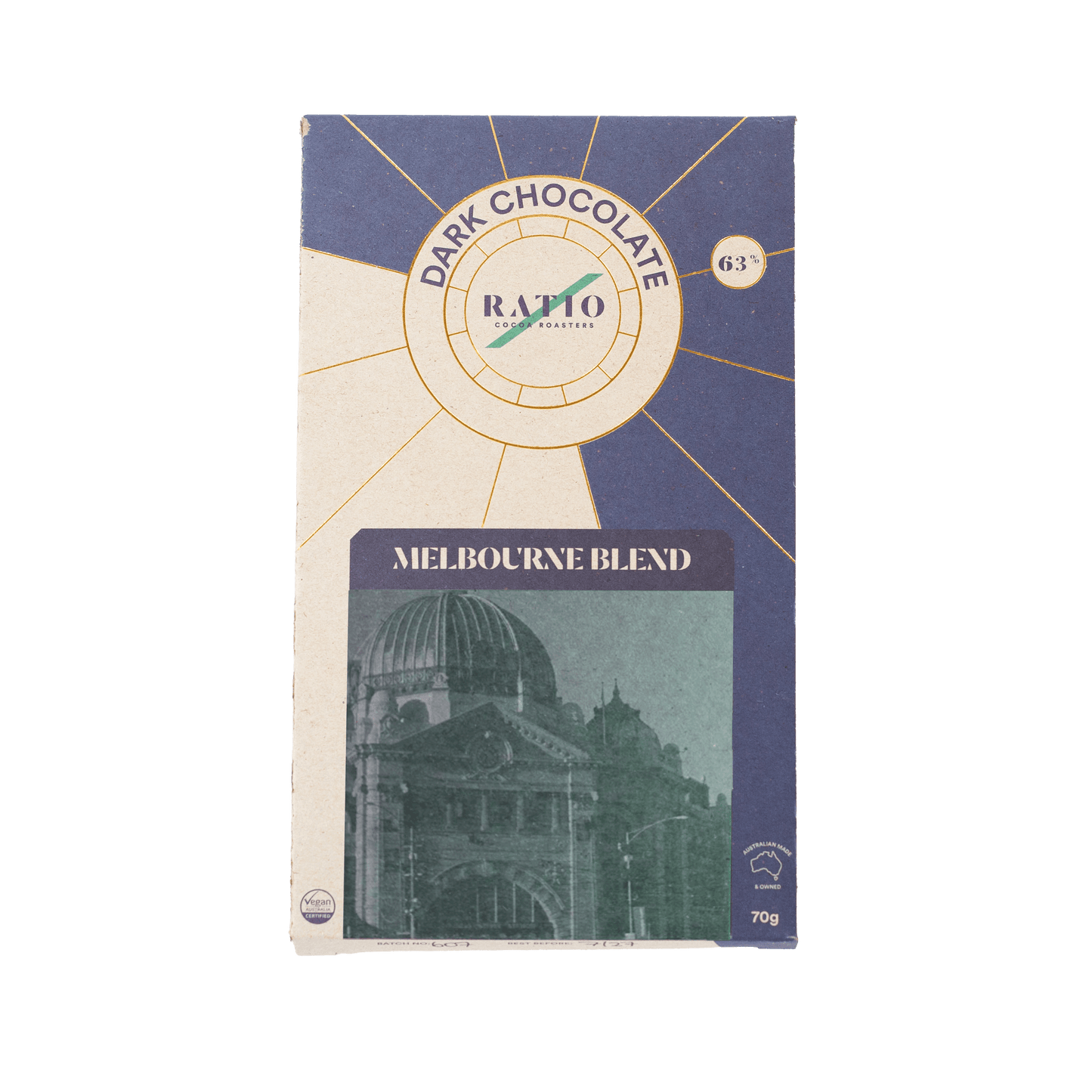 63% Dark Blend Melbourne Bar - Flinders