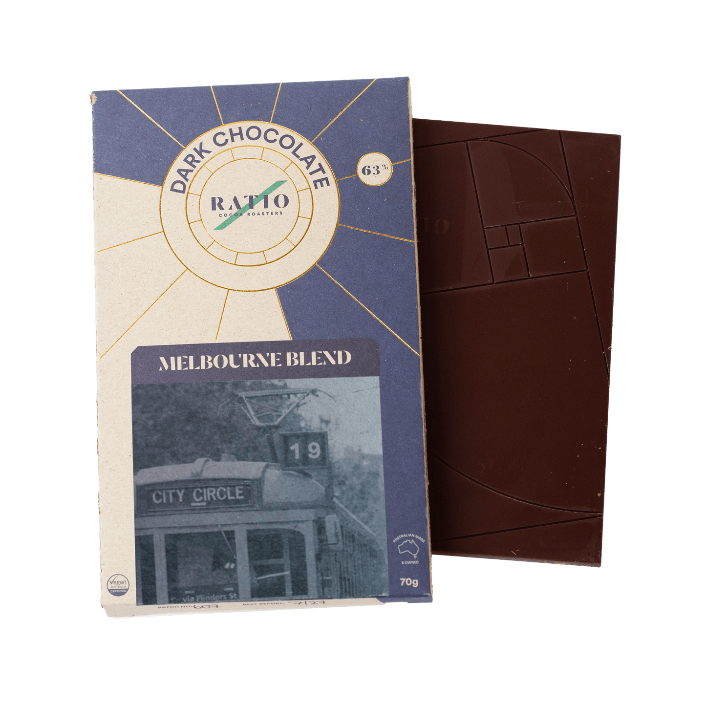 63% Dark Blend Melbourne Bar - Tram