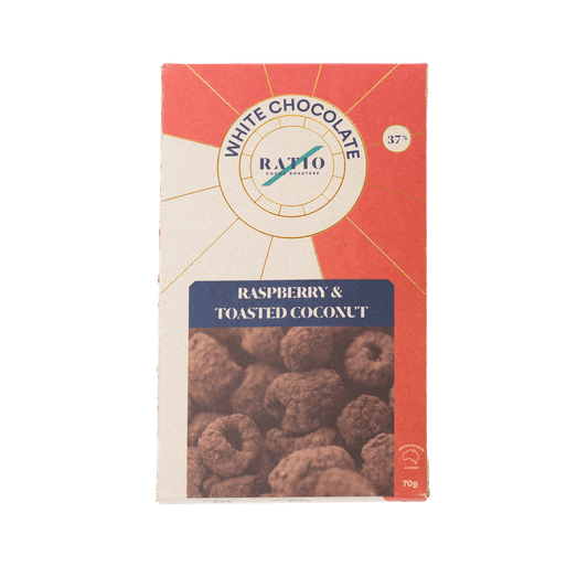 37% White Raspberry & Toasted Coconut