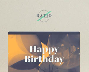 ratio happy birthday