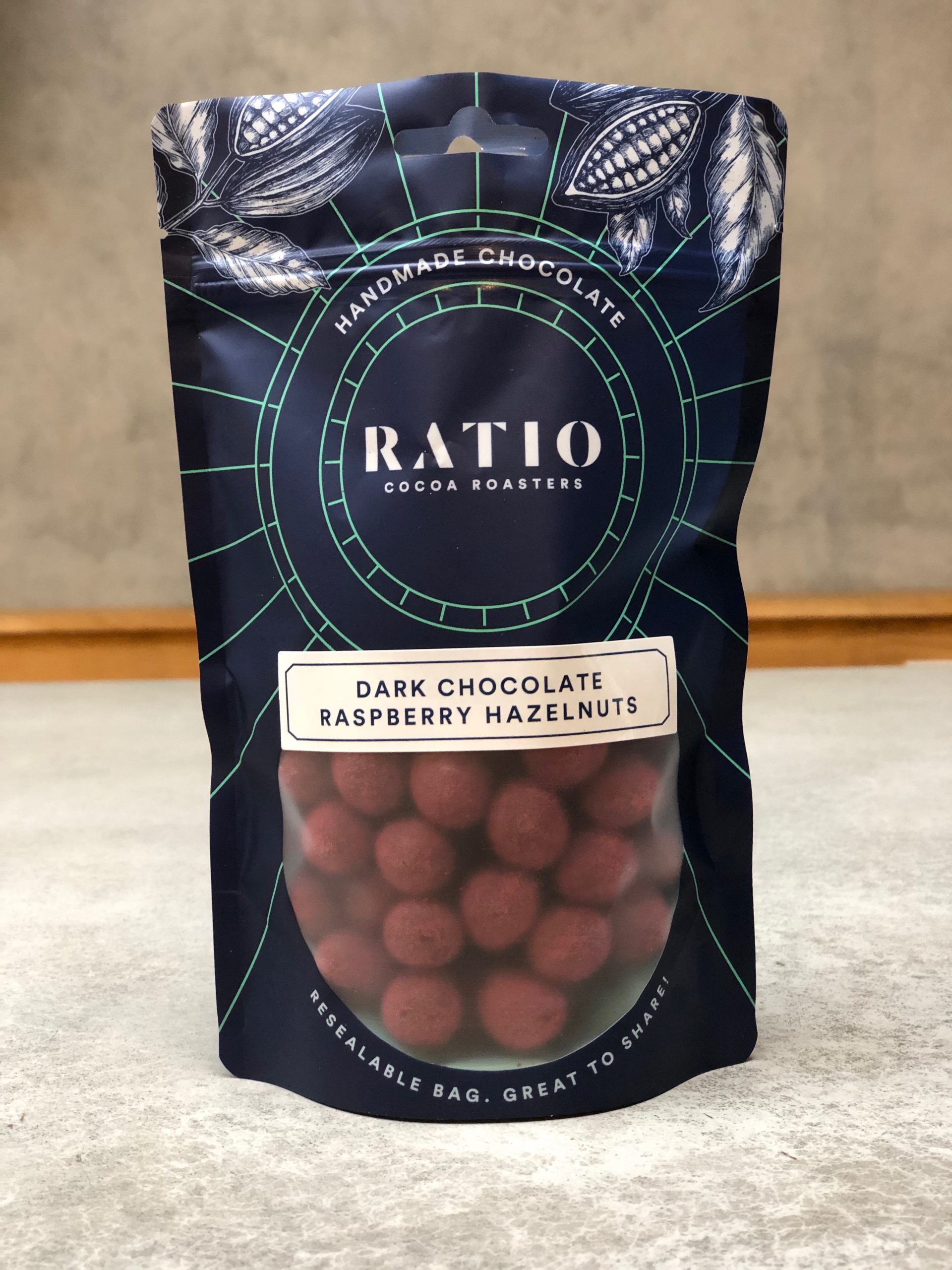 63% Dark Chocolate Hazelnuts – Ratio
