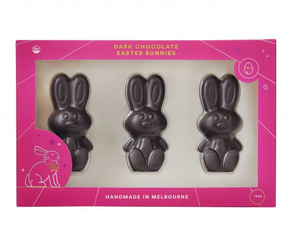 dark chocolate bunnies